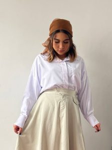 9005.101.0 شومیز بیسیک سفیدپارچه دوشین2سایزپک8تایی .(6C.7)