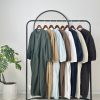 3055.484.6.پیراهن.پاندورا.لنین پفکی.نرمال. پک9تایی.آبی1.قهوه ای2.سفید1.کرم1.گردویی1.موکا1. سرمه ای1.سبزتیره1.(8D.7.8)