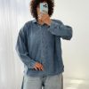 1333.506.شوميز.بينا.سيلک جين فريا.نرمال. پک4تايي.آبي تيره4. (6C.6)
