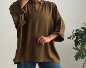 1124.508.شومیز.مژگان.لنین پریمیوم.نرمال. پک6تایی.سرمه ای1.مشکی1.سفید1.قهوه ای1.سبزتیره1. آبی1.(7C.9)