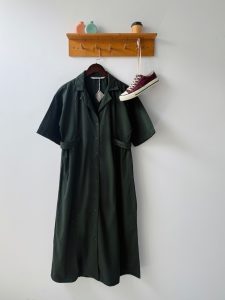 3063.507.پیراهن.کتان ابریشم کاغذی.نرمال. پک4تایی.قهوه ای1.سبزتیره1.سرمه ای1.سفید1. (5B.9)