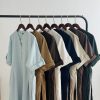 3011.484.2.پیراهن.لنین پفکی.نرمال.پک 5 تایی. پک8تایی.سبزتیره1.سرمه ای1.کرم1.موکا1.گردویی1.آبی روشن1.سفید1.قهوه ای1.(7C.11.12)