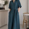3062.595.پیراهن.لنین پفکی.نرمال. پک5تایی.قهوه ای1.سرمه ای1.گردویی1.استخوانی1.کله غازی1.(8B.4.5.6)