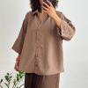 1326.570.شومیز.کتان سیلک سونیا.نرمال. پک10تایی.قهوه ای1.سرمه ای1.سفید1.مشکی1.زرشکی1. لیمویی1.گردویی1.کاربنی1.نارنجی1.آبی روشن1(5B.9.10)