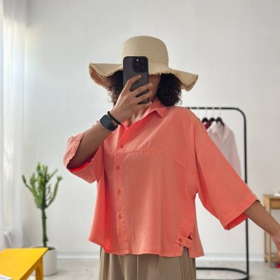 1421.596.کراپ کت.کتان سیلک سونیا.نرمال. پک10تایی.قهوه ای1.سرمه ای1.صورتی1.نارنجی2.زرشکی1. گردویی1.قرمز1.سفید1.آبی روشن1.(6D.5.6)