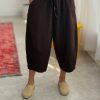 4011.560.شلوار بالنی.لینن پفکی.نرمال پک6تایی.قهوه ای4.سرمه ای2 (4D.7.8)