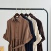 3018.613.پیراهن.کتان سیلک سونیا.نرمال. پک4تایی.قهوه ای1.سرمه ای1.گردویی1.استخوانی1. (1B.5)