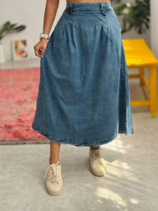 2122.607.دامن.جینوسل.نرمال. پک4تایی.آبی تیره2.آبی روشن2. (1C.8)