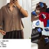 1389.570.شومیز.راحله.کتان سیلک سونیا.نرمال. پک10تایی.قهوه ای2.سرمه ای1.مشکی1.سفید1.گردویی1. زرشکی2.ابی روشن1.رویال1.(1B.2)