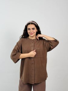 1067.628.شومیز.کتان سیلک میلانو.نرمال. پک6تایی.قهوه ای1.سرمه ای1.مشکی1.زرشکی1.آبی روشن1. گردویی1.(3D.7.8)