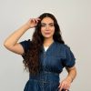 3077.692.پیراهن.جین FL400.سایز1و2 پک 4تایی.آبی تیره2.آبی روشن2. (7B.13.14)
