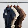 3076.679.پیراهن.کتان سیلک سونیا.نرمال. پک 4تایی.قهوه ای1.سرمه ای1.گردویی1.استخوانی1. (10D.5-6)